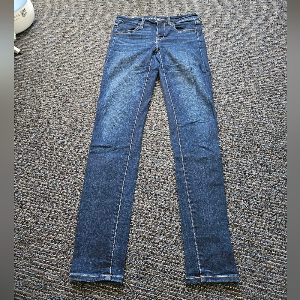 Women’s Dark Blue Stretch Skinny Jeans